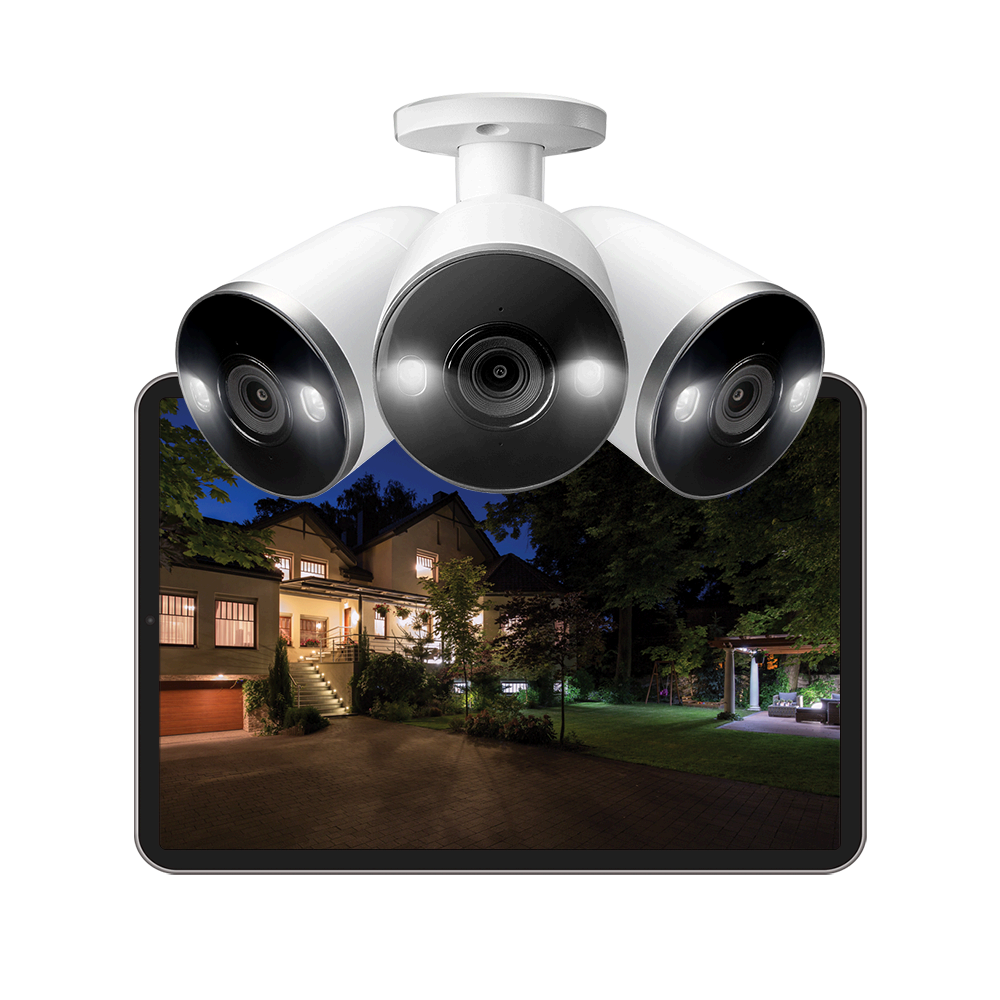 4K IP security camera with two-way talk audio microphone speaker